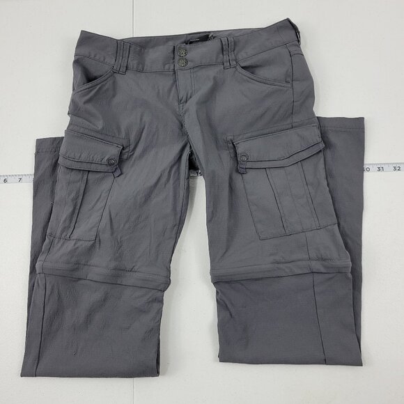 Prana Pants - prana convertable pants cargo size 4 gray w4sarg115 womens 2219